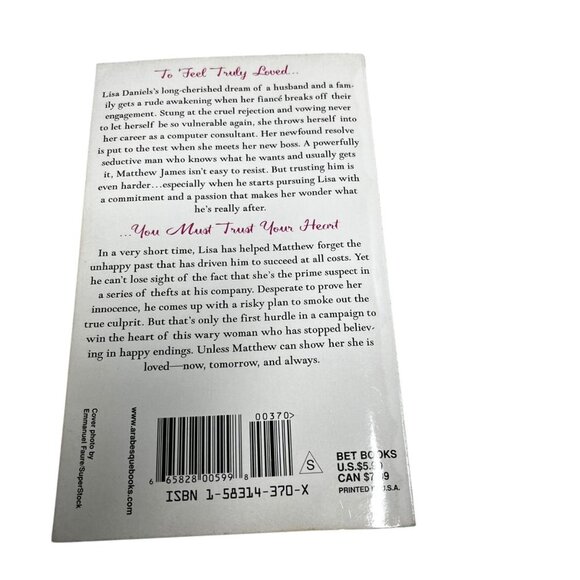 You Are Loved By Karen‎ White-Owens Paperback 2003 Romance Novel BET Books - Picture 2 of 12